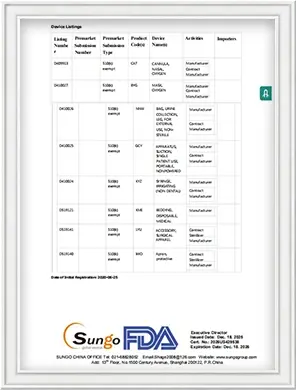 Certifications