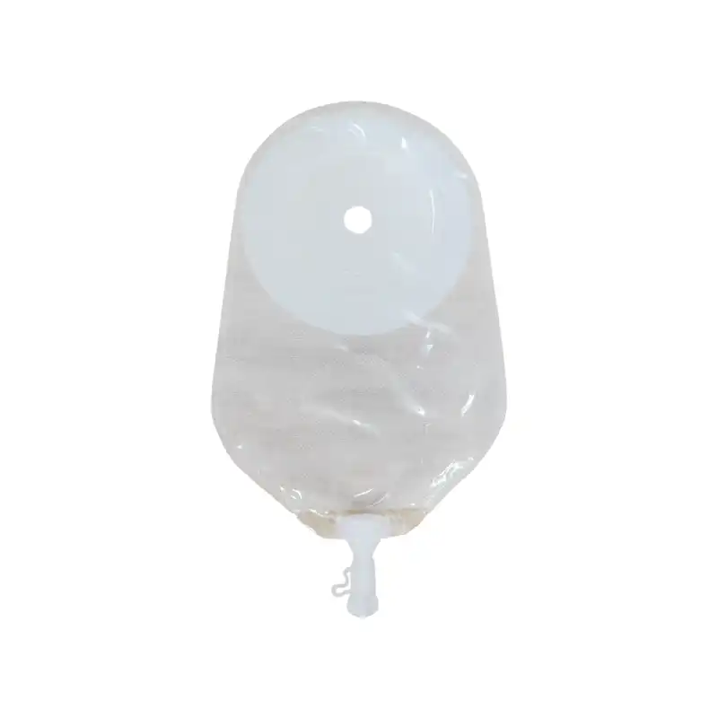 Disposable One-Piece Adult Urostomy Pouch Drainable White Urine Urinary Ostomy Bag 16x26.5cm