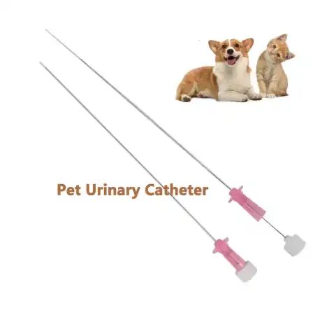 Cat Dog Urine Catheter With Stylet Veterinary Urinary 3Fr