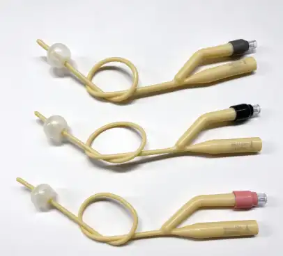 Latex urinary catheter with 2 way pediatric, 6–10 Fr, 3–5 mL