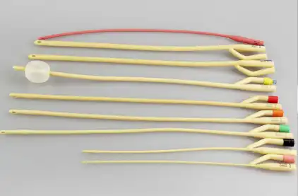 Latex urinary catheter with 2 way pediatric, 6–10 Fr, 3–5 mL