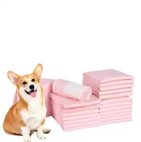  Disposable Pet Pads Linen Savers 6PLY 51*65 CM Pink